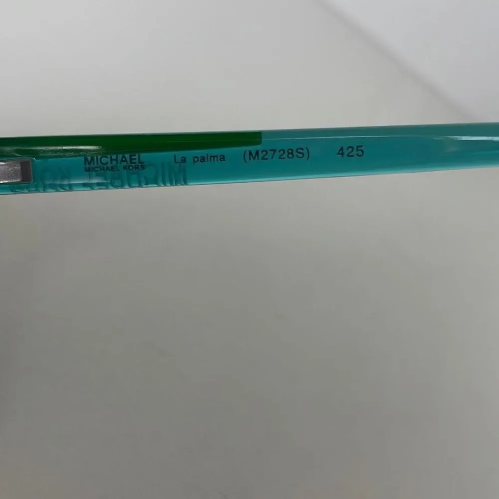 Michael Kors La Palma M2728S Turquoise & Green Oversized Sunglasses